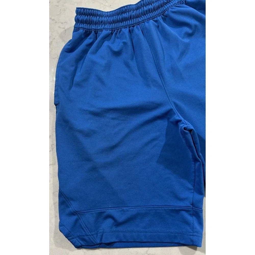 Nike Mens Small Blue Dri-FIT Athletic Gym Training Shorts AJ3914-480